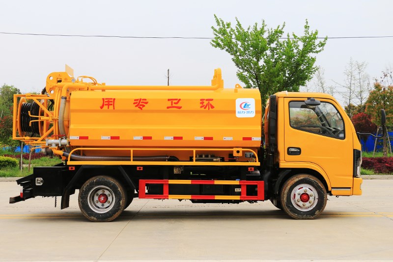 國六東風小多利卡 5方 清洗吸污車