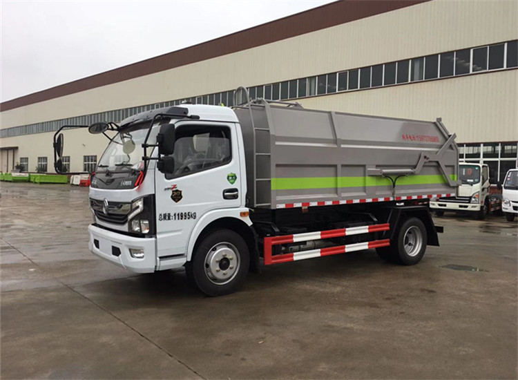 8方東風(fēng)側(cè)掛桶自裝自卸垃圾車(chē)