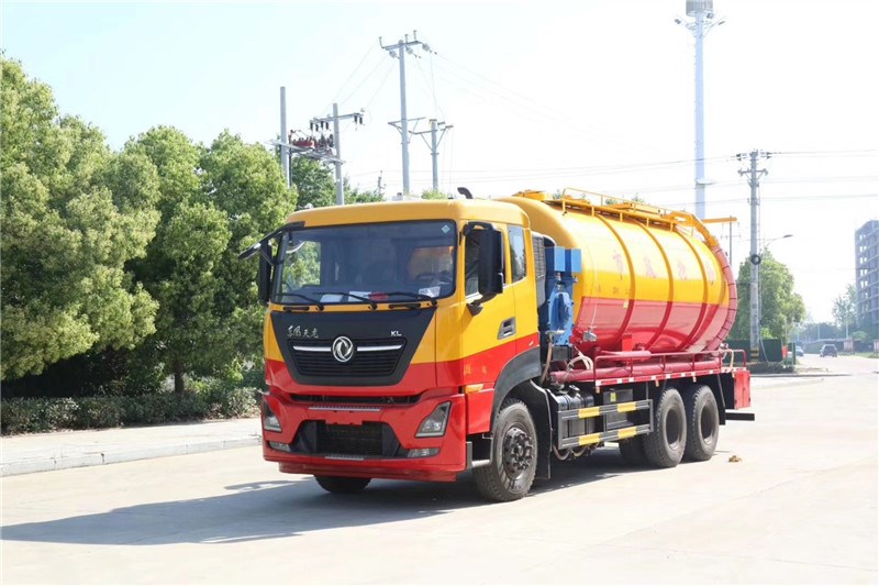 國六東風(fēng)天龍 21方 清洗吸污車