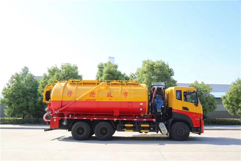 國六東風(fēng)天龍 21方 清洗吸污車