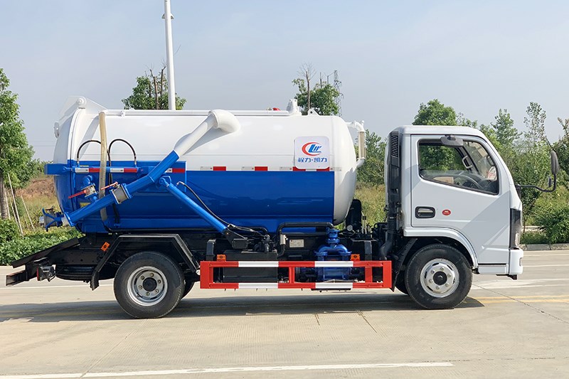 國(guó)六小多利卡 5方 吸污車(chē)