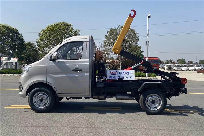 國六長安汽油藍牌 2-3方 勾臂垃圾車